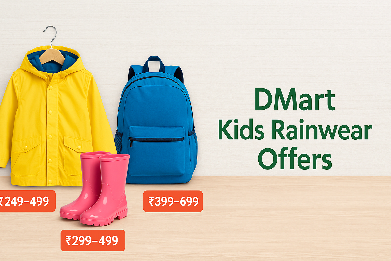 Kids Monsoon Wear at Dmart: Best Deals, Prices & Top Picks